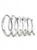 Solid 5 Metal Cock Ring Set 183085